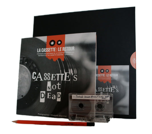 "CASSETTE'S NOT DEAD" book + cassette pack