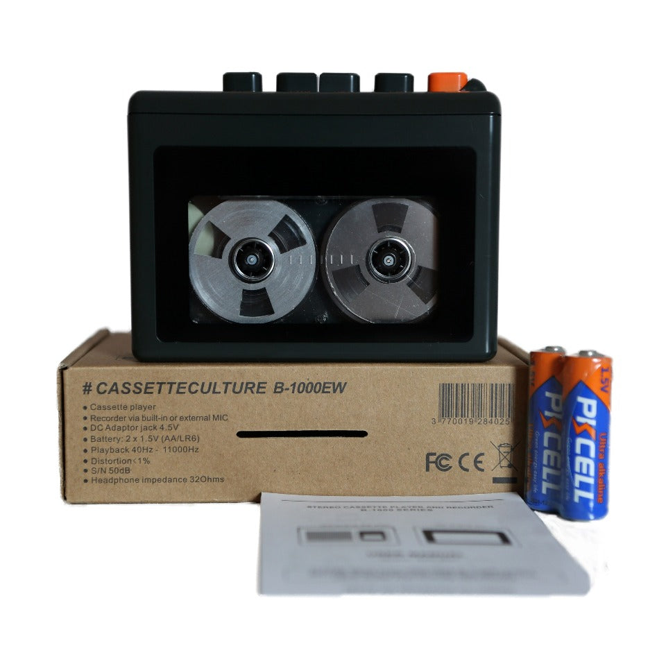 Portable Cassette Player + Recorder B-1000EW