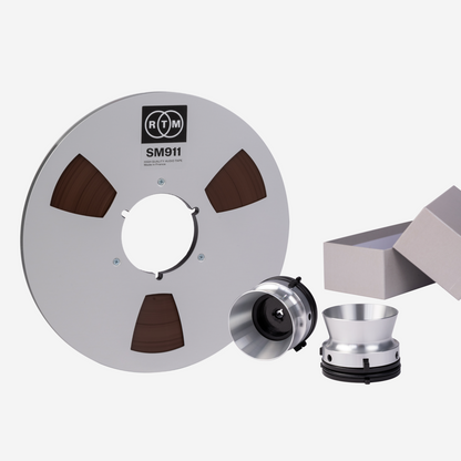 Make it NAB! : SM911 1/4'' metal reel + silver NAB adapters