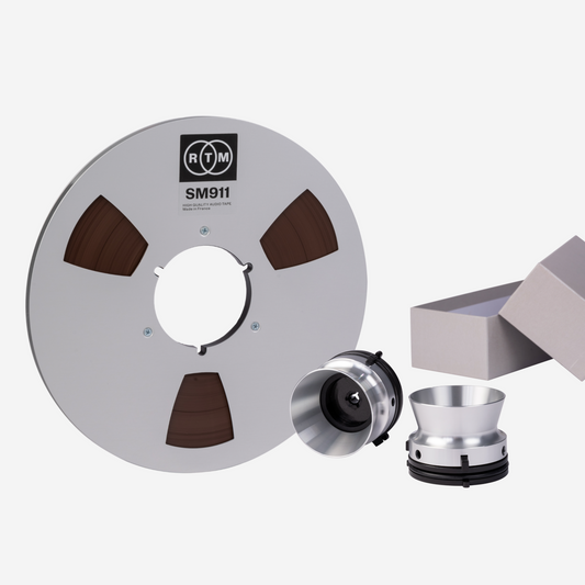 Make it NAB! : SM911 1/4'' metal reel + silver NAB adapters