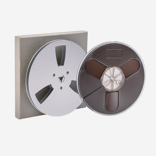 Take it everywhere in silver : LPR35 1/4'' x 7'' (18cm) plastic + empty silver reel
