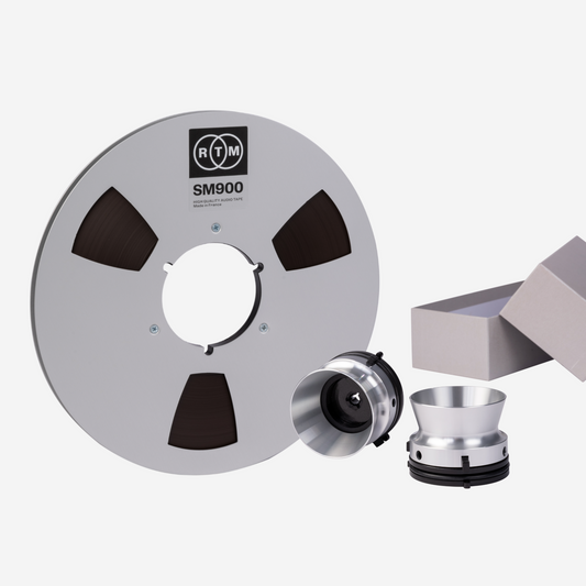 Make it NAB! : SM900 1/4'' metal reel + silver NAB adapters